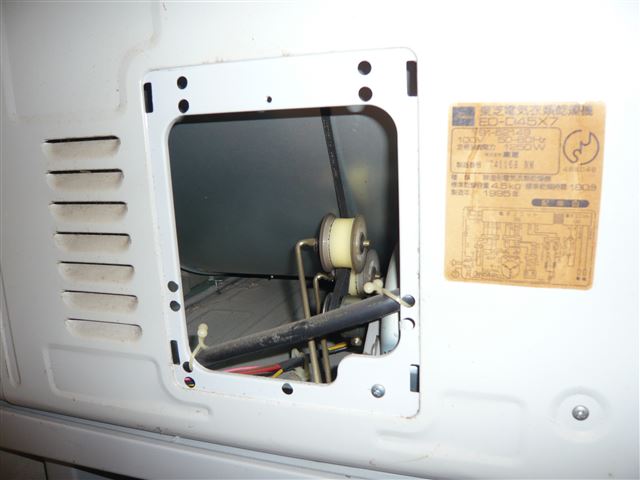 衣類乾燥機が壊れたので修理です ベルト交換 東芝 ED-D45X7 | まるむしアンテナ